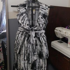 Women's skirt and vest jacket